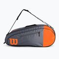 Geantă de tenis Wilson Team 6 Pk, gri, WR8009801
