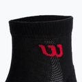 Wilson Quarter șosete de tenis pentru bărbați 3 perechi negru WRA803102 4