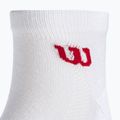 Wilson Quarter șosete de tenis pentru bărbați 3 perechi alb WRA803101 4