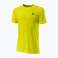 Tricou de tenis pentru bărbați Wilson KAOS Rapide SMLS Crew II galben WRA813805