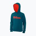 Wilson Tennis Script Cotton PO Hoody albastru pentru copii WRA769219 5