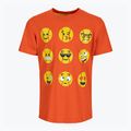 Tricou de tenis pentru copii Wilson Emoti-Fun Tech Tee portocaliu WRA807403