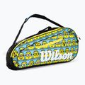 Geantă de tenis pentru copii Wilson Minions 2.0 Team 3 Pack albastru/galben WR8020301001