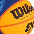 Minge de baschet Wilson Fiba 3x3 Game Ball Paris Retail 2024 blue/yellow mărime 6 3