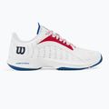 Încălțăminte de padel pentru bărbați Wilson Hurakn Pro white/wilson red/deja vu blue 2