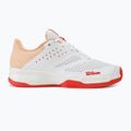 Încălțăminte de tenis pentru femei Wilson Kaos Stroke 2.0 white/peach perfait/infrared 2