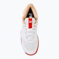 Încălțăminte de tenis pentru femei Wilson Kaos Stroke 2.0 white/peach perfait/infrared 5