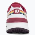 Pantofi de tenis pentru femei Wilson Intrigue Pro Clay W RG beaujolais/ alb/ prună perfect 6