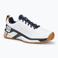 Pantofi de tenis pentru bărbați Wilson Rush Pro 4.5 Clay RG alb/marin blazer/ cauciuc