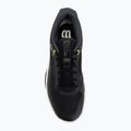 Încălțăminte de tenis pentru bărbați Wilson Rush Lite 5 black/white/safety yellow 5