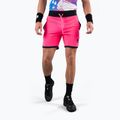 Pantaloni scurți de tenis pentru bărbați HYDROGEN Tech roz TC0000723