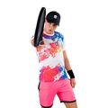 Tricou de tenis pentru bărbați HYDROGEN Brush Tech alb T00516001