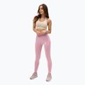 Jambiere pentru femei Gym Glamour fără cusur roz 197 2