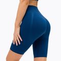 Colanți scurți de antrenament pentru femei Gym Glamour Push Up Classic Blue 317 5