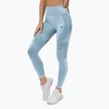 Colanți de antrenament pentru femei Gym Glamour Blue Fusion 336
