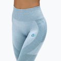 Colanți de antrenament pentru femei Gym Glamour Blue Fusion 336 4
