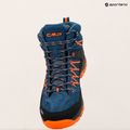 Încălțăminte de trekking pentru junior CMP Rigel Mid bluesteel / flame 14