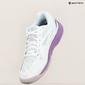 Încălțăminte de volei pentru copii Mizuno Lightning Star Z7 white/patrician purple/quince 9