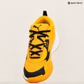 Încălțăminte de baschet pentru copii PUMA Playmaker Pro JR yellow sizzle/puma blackl 16