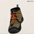 Cizme pentru copii KEEN Howser II Chukka WP dark olive/gold flame 9