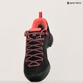 Încălțăminte turistică pentru femei Salewa Wildfire Leather GTX black/fluo coral 16