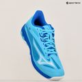 Încălțăminte de tenis pentru femei Mizuno Wave Exceed Light 2 AC river blue/white/mugen blue 4