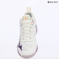 Încălțăminte de volei pentru femei Mizuno Wave Dimension Mid white/patrician purple/quince 9