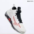 Încălțăminte de volei Mizuno Wave Momentum 3 Mid white/salsa/black 9