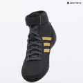 Încălțăminte de wrestling pentru copii adidas Havoc greay six/ matte gold/ core black 9