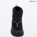 Ghete de zăpadă pentru copii Geox Willaboom ABX black / fuchsia 9