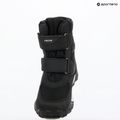 Ghete de zăpadă pentru copii Geox Trekkyup ABX black/ silver 9