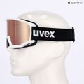 Ochelari de schi  UVEX Athletic CV Race white matt/mirror rose green clear 6