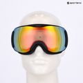 Ochelari de schi  UVEX Downhill 2100 V black matt/mirror rainbow clear 7