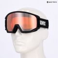 Ochelari de schi  UVEX Athletic CV Race black matt/mirror gold green clear 6