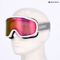Ochelari de schi pentru femei Giro Moxie white & grey chute/ amber pink/ yellow 10