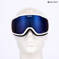 Ochelari de schi pentru femei Giro Moxie white & grey chute/ cobalt/ yellow 10
