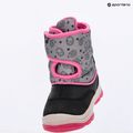 Ghete de zăpadă pentru copii Geox Flanfil ABX black / fuchsia 15