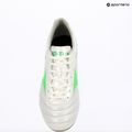 Încălțăminte de fotbal pentru bărbați Mizuno Morelia II Elite Md white/neon green/galaxy silver 10