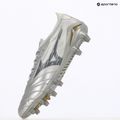 Încălțăminte de fotbal pentru bărbați Mizuno Morelia Neo IV β Elite Md galaxy silver/8605C/Cool gray 3c 9