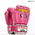 Mănuși de box pentru bărbați YOKKAO Stadium fuchsia 8