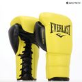 Mănuși de box Everlast Powerlock 2 Laced Pro Training neon yellow 14