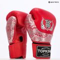 Mănuși de box Top King Muay Thai Power Snake red/silver 7