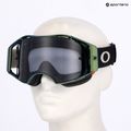 Ochelari de ciclism Oakley Airbrake MTB black green colorshift/light grey 6