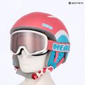 Cască de schi pentru copii  HEAD Maja Set + Gogle Jr pink/blue/silver red 9
