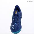 Încălțăminte de tenis pentru bărbați Mizuno Wave Exceed Tour 6 CC bellwether blue/ white/ fjord blue 12