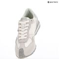 Încălțăminte pentru femei  KARL LAGERFELD Velocette Embro Nft white leather/textile w/silver 9