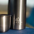 Set de lenjerie termoactivă pentru bărbați KADVA Streif Set gri-închis 25