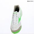 Încălțăminte de fotbal pentru bărbați Mizuno Morelia Sala Elite TF white/neon green/galaxy silver 3