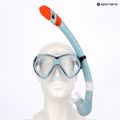 Set de snorkeling AQUASTIC Shoal mască + tub albastru 12