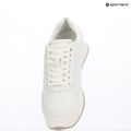 Încălțăminte pentru femei Calvin Klein HW0HW02574 Runner Lace Up Mono Pu Triple Bright White 9